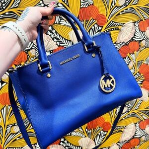 Royal Blue Michael Kors Bag